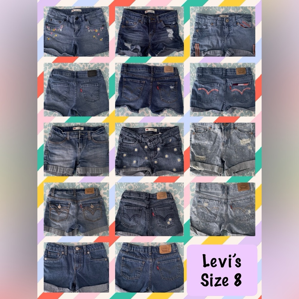 Levi's Kids Denim Shorts - Blue